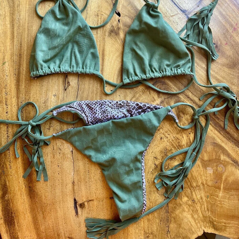 ACACIA Spring 2023 Lauie Check Bottom in Peyote M